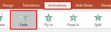 The custom animation effect will now be listed within the Animation Pane.