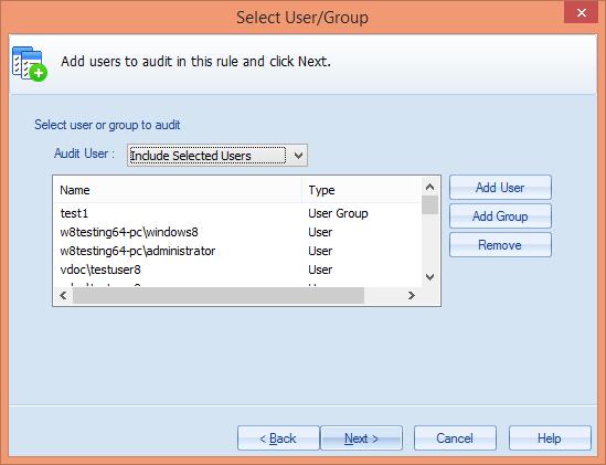 Figure 50: Add Group to the rule If no group is listed here, then it means that you have not added any group. Refer to Section 14.