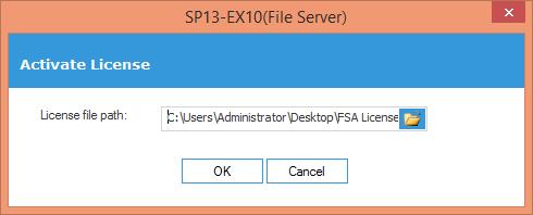 Figure 96: Activate License box now shows the selected file. 6. Click "OK" to apply the license to the software. It asks you to restart the software. Figure 97: Restart the software 7.