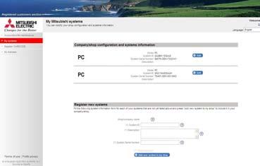 es/cardcode Once you have registered as a new user, you are now ready to register the PC System that will be