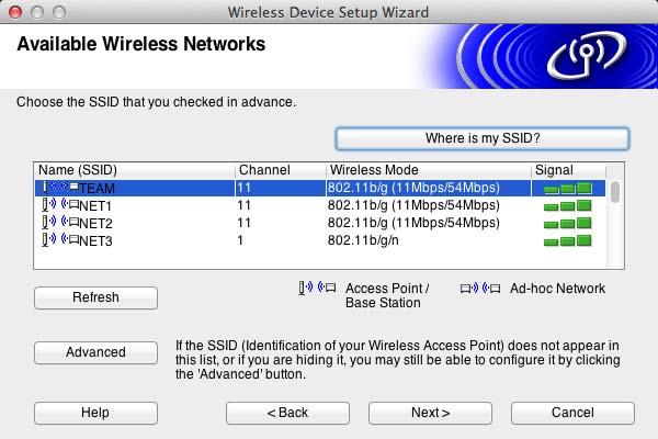 If the Important Notice screen appears, read the notice. Check the box after you confirm the SSID and Network Key, and then click [Next]/[Finish]. Go to 4-1. Go to 4-2.