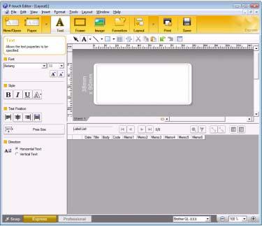 to [All Programs]. Click [Brother P-touch] and [P-touch Editor 5.0 Help].