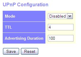 CHAPTER 4 Configuring the Switch Configuring DHCP Relay and Option 82 Information WEB INTERFACE To configure UPnP: 1. Click Configuration, UPnP. 2.