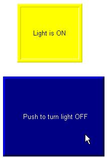 the light on and off. 10. Click the Stop button.