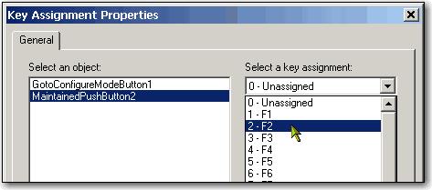 Create a PanelView Plus Application Chapter 2 Assign Function Keys If your PanelView Plus does not have a touch screen, you must assign functions keys to the display buttons.