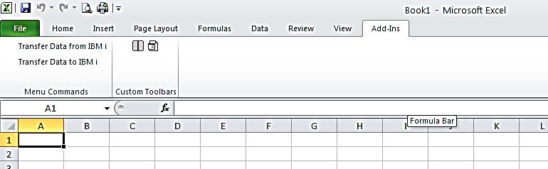 Uploading Journal Entries from Excel Using Excel, you may create journal entries for upload to the AS400.
