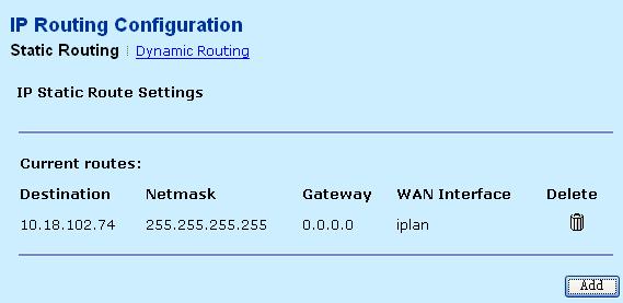 A default route is used to send IP packages of unknown destination address to the default gateway. The default route defines the IP address where all data is forwarded.
