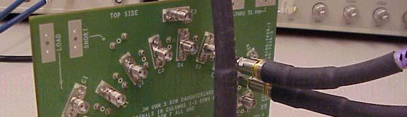 3M TM Ultra Hard Metric (UHM) Socket Connector Signal Integrity Testing Connectors under test.
