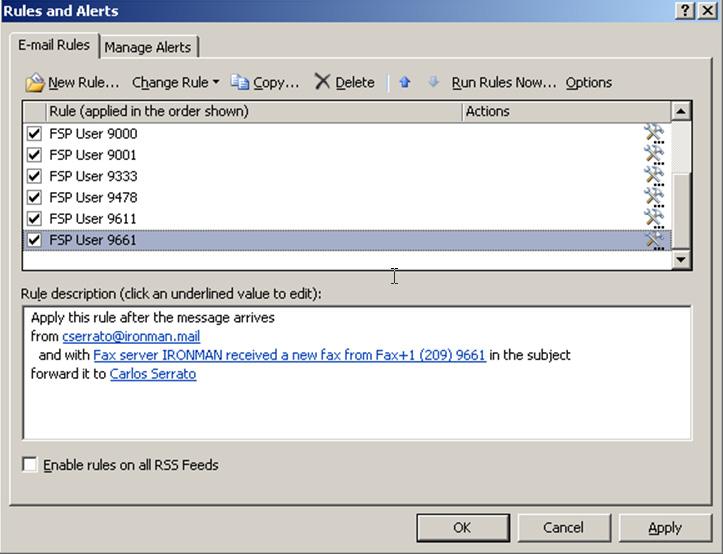 Route all faxes to a common mailbox that all users can use. This method gives all users access to a pool of faxes stored in one shared mailbox.