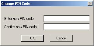 changing the printer s PIN code When the Encryption Required check box is selected, all devices attempting to use the printer are prompted for a PIN code.