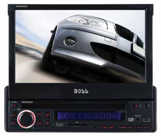 IN-DASH DVD RECEIVERS WITH MONITORS BV9964B BLUETOOTH -ENABLED IN-DASH DVD/MP3/CD AM/FM RECEIVER WITH MOTORIZED 7" WIDESCREEN TOUCHSCREEN TFT MONITOR WITH USB AND SD MEMORY CARD PORTS AND FRONT PANEL