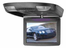 2" WIDESCREEN FLIP-DOWN TFT MONITOR WITH BUILT-IN INFRAREDTRANSMITTER.