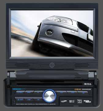 BV9958B BLUETOOTH -ENABLED IN-DASH DVD/MP3/CD AM/FM RECEIVER WITH FULL DETACHABLE 7" WIDESCREEN TOUCHSCREEN TFT MONITOR