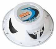 5" 2-WAY MARINE SPEAKERS (MR60W) Also included: MRC5 (UNIVERSAL MARINE RADIO COVER). SEE PG.