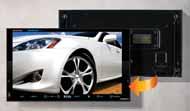 -ENABLED FULL ipod CONTROL IN-DASH DOUBLE-DIN DVD/MP3/CD AM/FM RECEIVER WITH MOTORIZED 7" WIDESCREEN TOUCHSCREEN TFT MONITOR WITH USB AND SD MEMORY CARD PORTS AND SIDE PANEL AUX INPUT MOTORIZED,