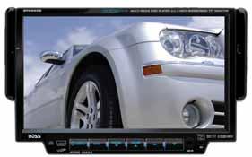 SLIDE-DOWN DETACHABLEFRONT PANEL BV8968BI BLUETOOTH -ENABLED FULL ipod CONTROL SINGLE-DIN IN-DASH DVD/MP3/CD AM/FM RECEIVER WITH 7" WIDESCREEN TOUCHSCREEN TFT MONITOR WITH USB AND SD MEMORY CARD