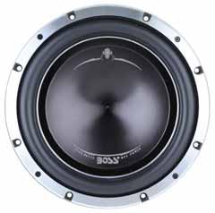 SUBWOOFERS Low frequency sound reproduction is the first thing you ll notice