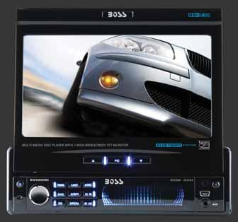 IN-DASH DVD RECEIVERS WITH MONITORS BV9999BI BLUETOOTH -ENABLED FULL ipod CONTROL IN-DASH DVD/MP3/CD AM/FM RECEIVER WITH MOTORIZED FLIP-OUT 7" WIDESCREEN TOUCHSCREEN TFT MONITOR WITH USB AND SD