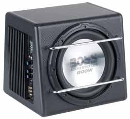 S12A 1200 WATT 12-INCH AMPLIFIED SUBWOOFER WITH REMOTE SUBWOOFER LEVEL CONTROL BUILT-IN MOSFET POWER