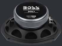4 8" 4 OHM MID BASS DRIVER BP PRO SPEAKERS FEATURE: