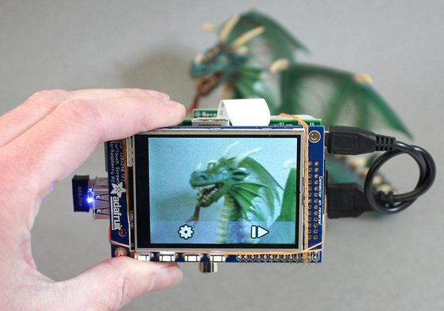 Overview This project explores the Adafruit PiTFT touchscreen and the Raspberry Pi camera board to create a simple point-and-shoot digital camera.