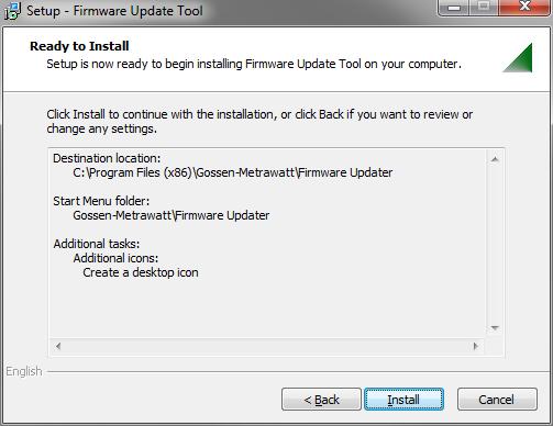 3.2 Starting the Firmware Update Tool 3.2.1 Testing the Files on your PC and in the Test Instrument The update process is automatically launched when installing the Firmware Update Tool for the first time.