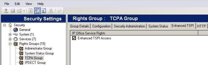 Important: Perform this Process from the one-x Portal for IP Office Server PC The IP Office security settings and other IP Office configuration actions are to be performed using IP Office Manager