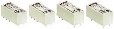 Miniature dimensions Cadmium - free contacts 5000 V / 10 mm reinforced insulation For PCB and plug-in sockets Available special versions with the increased dielectric strength of the contact