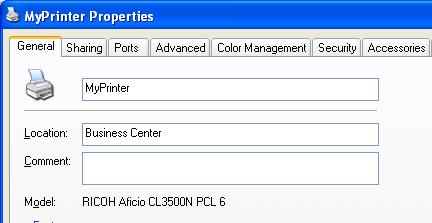 Steps for deploying Print Release Client Figure 3.3b Checking the client Windows Printer Name Figure 3.3c Setting the PDS Printer Local Name 2.