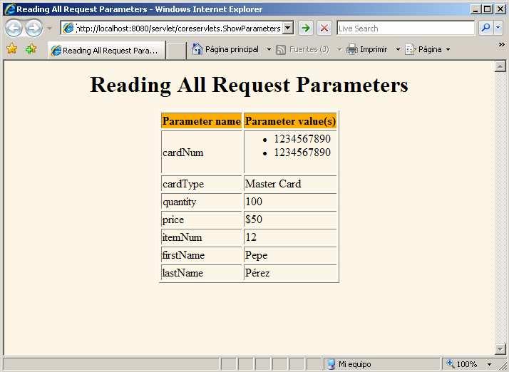 Example 4: Servlet Response 45 HTTPServletRequest interface Handling Request Headers (1/2) String getheader(string name) accepts header name as string (not case sensitive) returns header as string,