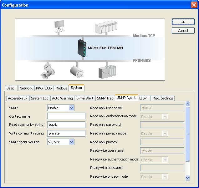 SNMP Agent The SNMP Agent tag allows you to