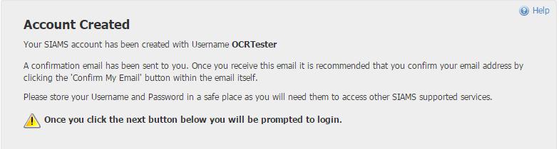 securely access the OCR portal to allow for program enrollment.