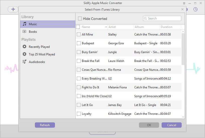 Tutorials Import Music Files Delete Music Files Choose Output Settings Customize Output Path Convert Music Files Check Conversion History Import Music Files Step 1: Click "+" or "Click Here to Add