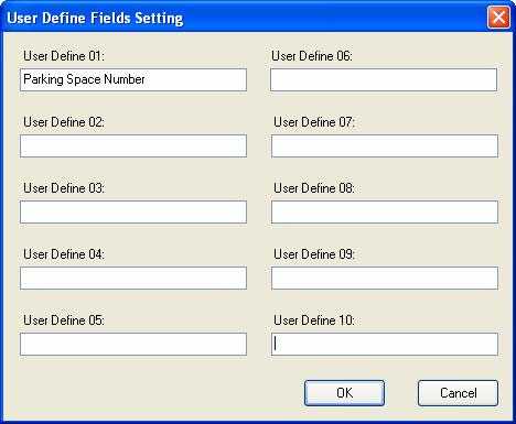Double-click one listed user to whom personal data should be entered. The User Setup dialog box appears. 3. Click the User Define tab.