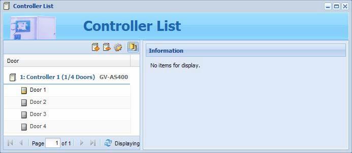 9.3 Adding and Deleting Controllers You can use GV-ASWeb to remotely add or delete controllers to the GV-ASManager. 1. On GV-ASWeb, click the Controller List icon.