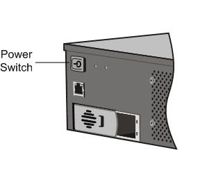 1. Verify that the appliance is connected through a console or Ethernet port. This will ensure that you can configure the appliance after it is switched on. 2.