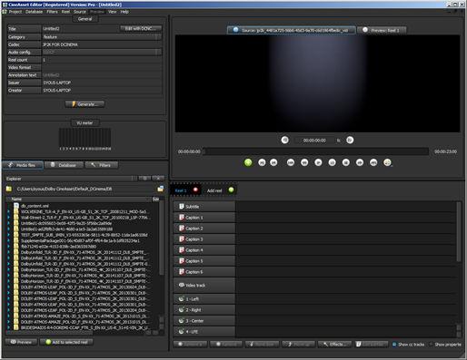 6.2 Changing the project viewing mode Figure 36: CineAsset main window: Windowed mode 2. Scroll to View > Projects, and then click Tabbed mode.