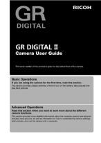 Camera User Guide Safety Precautions (This booklet) Caplio Software CD-ROM The provided software and the Software User Guide are included on