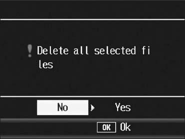 Sel/Cancel Execute 5 Repeat Step 4 to select all the files you want to delete.