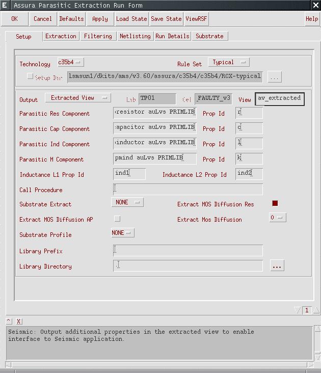 4. RUNNING ASSURA RCX In this section you will learn how to run Assura RCX for creating an extracted view of the layout.