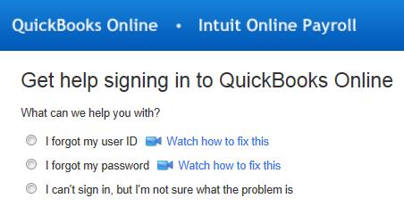 22 Chapter 2 READ ME I can t remember my password. What should I do? 1. Sign in to QuickBooks Online Essentials Edition (http://qbo.
