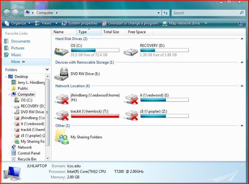 18. From the Map Network Drive dialog box enter you department s network folder
