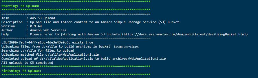 NET Web App to AWS The following tutorial demonstrates how to use the AWS Elastic Beanstalk Deployment task to deploy a web application to the AWS Cloud from a Visual Studio Team Services (VSTS)