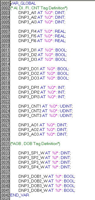 4 TwinCat programming You need to define DNP3 tags in TwinCat