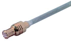CABLE CONNECTORS Straight cable plugs (male) > for semi-rigid cables, SUCOFORM and MULTIFLEX cables > cable entry soldered > centre contact soldered HUBER+SUHNER type Item no.