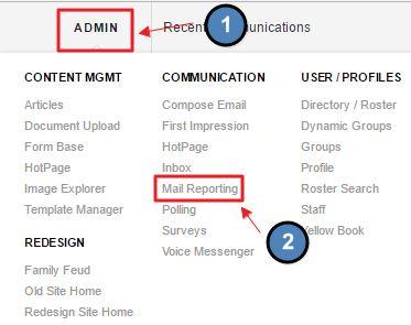 To access the email creation tools, follow the steps below depending on your access