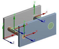 User coordinate systems can be added and used for mesh controls, point masses, directional loads, results,