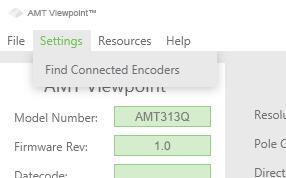 navigate to the settings menu to have AMT Viewpoint search for