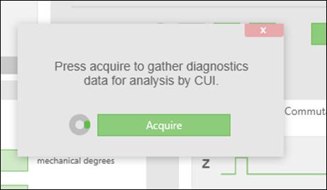To gather diagnostics from an encoder, navigate to: Resources > Diagnostics When the diagnostics window appears,