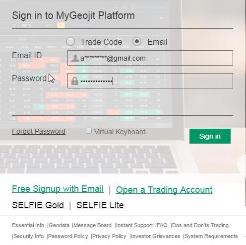 In order to return to previous screen, click the (X) button, next to the Log In. Figure 3: Home Page on successful login 3.